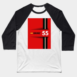 F1 2023 - #55 Sainz Baseball T-Shirt